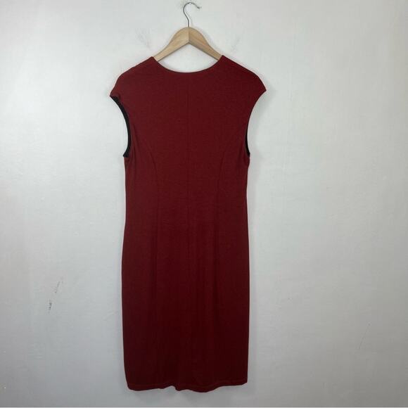 Anni Kuan Burgundy Fair Trade Dress Size Medium - Picture 2 of 12